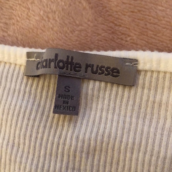 Charlotte Russe white shirt - Picture 2 of 2